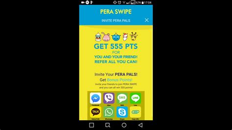 Get unlimited points for pera swipe